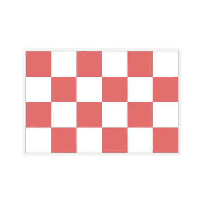 Flag of North Brabant Netherlands - STICKER Vinyl Kiss-Cut Decal 6 Inch Transparent - The Sticker Space