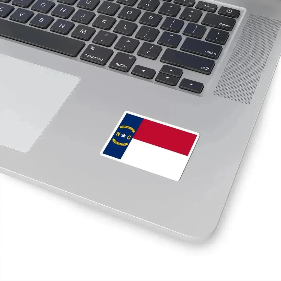 Flag of North Carolina 1885-1991 (United States) STICKER Vinyl Kiss-Cut Decal - The Sticker Space