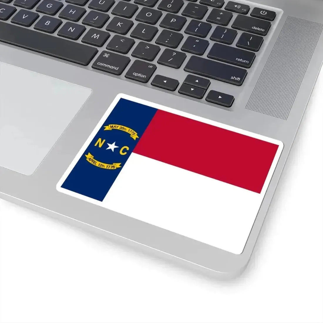 Flag of North Carolina 1885-1991 (United States) STICKER Vinyl Kiss-Cut Decal - The Sticker Space