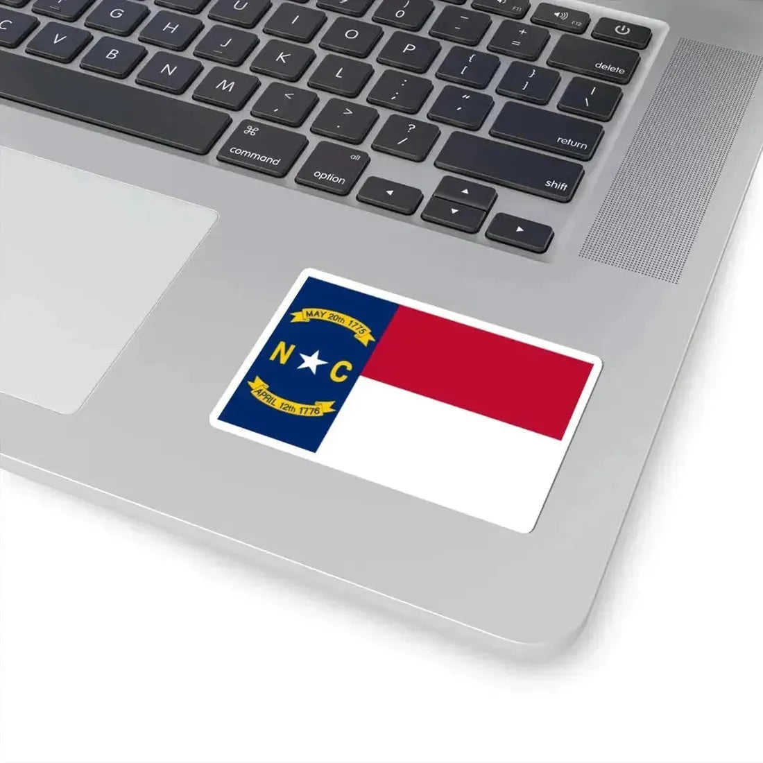 Flag of North Carolina 3-2 (United States) STICKER Vinyl Kiss-Cut Decal - The Sticker Space