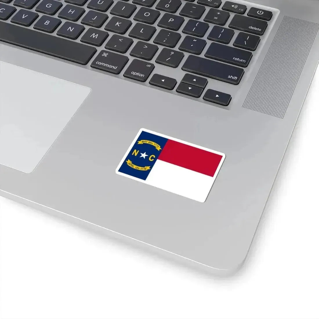 Flag of North Carolina (United States) STICKER Vinyl Kiss-Cut Decal - The Sticker Space