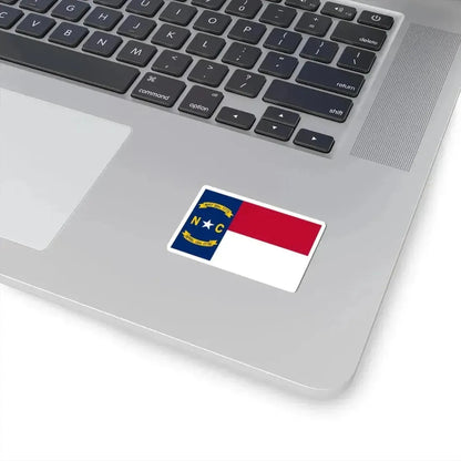 Flag of North Carolina (United States) STICKER Vinyl Kiss-Cut Decal - The Sticker Space