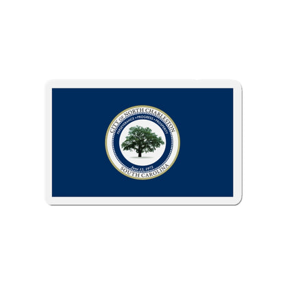 Flag of North Charleston South Carolina - Die-Cut Magnet-5" x 5"-The Sticker Space