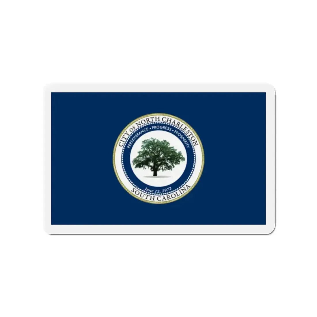 Flag of North Charleston South Carolina - Refrigerator Magnet - The Sticker Space