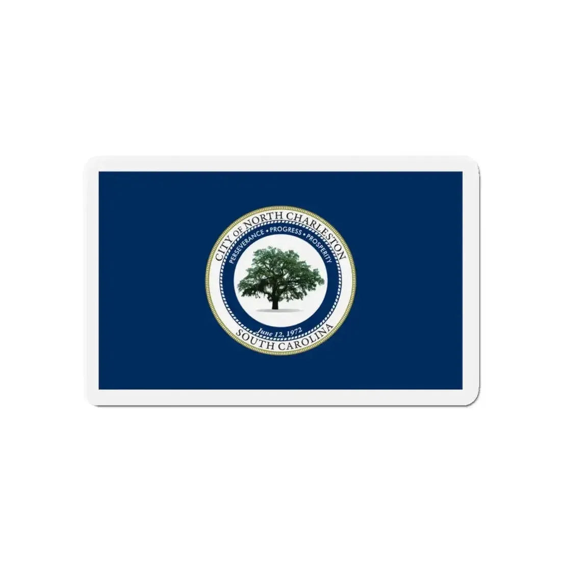 Flag of North Charleston South Carolina - Refrigerator Magnet - The Sticker Space