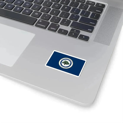 Flag of North Charleston, South Carolina - STICKER Vinyl Kiss-Cut Decal - The Sticker Space
