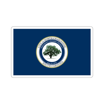 Flag of North Charleston South Carolina USA STICKER Vinyl Die-Cut Decal-2 Inch-The Sticker Space