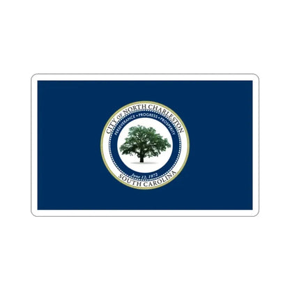 Flag of North Charleston South Carolina USA STICKER Vinyl Die-Cut Decal - The Sticker Space