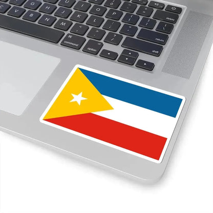 Flag of North China in Resistance (China) STICKER Vinyl Kiss-Cut Decal - The Sticker Space