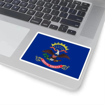 Flag of North Dakota 3-2 (United States) STICKER Vinyl Kiss-Cut Decal - The Sticker Space