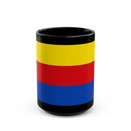 Flag of North Holland Netherlands - Black Coffee Mug-15oz-The Sticker Space