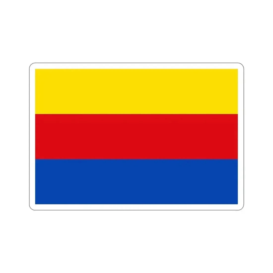 Flag of North Holland Netherlands STICKER Vinyl Die-Cut Decal 4 Inch - The Sticker Space