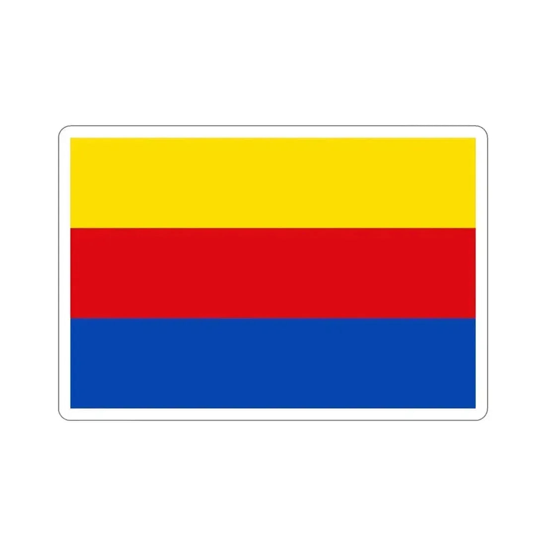 Flag of North Holland Netherlands STICKER Vinyl Die-Cut Decal 5 Inch - The Sticker Space