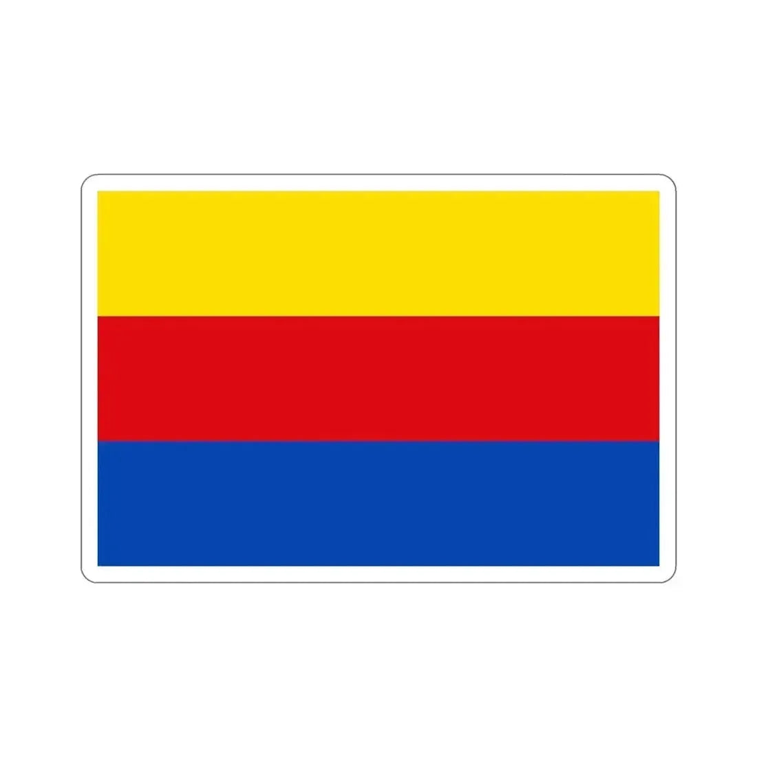 Flag of North Holland Netherlands STICKER Vinyl Die-Cut Decal 6 Inch - The Sticker Space