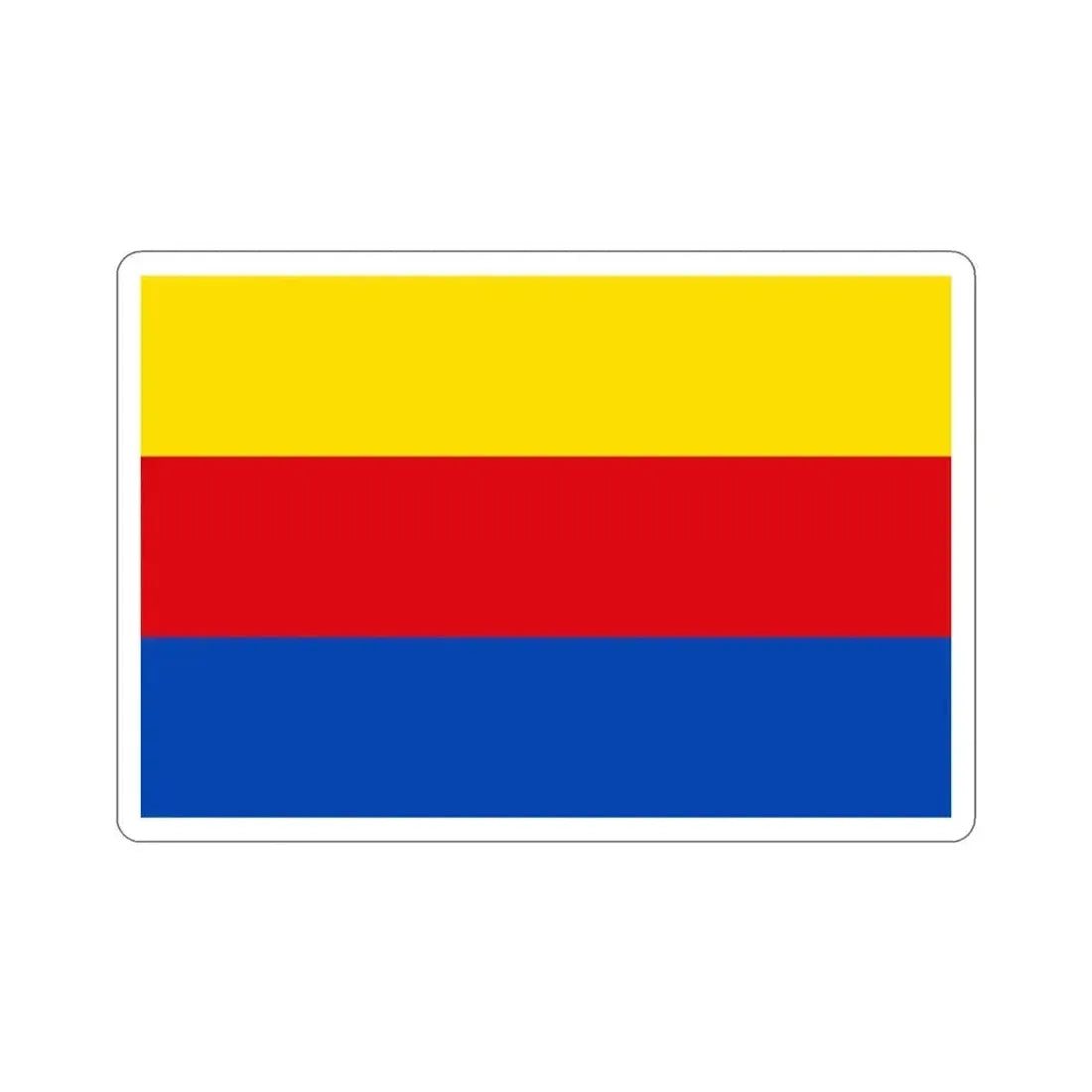 Flag of North Holland Netherlands STICKER Vinyl Die-Cut Decal - The Sticker Space