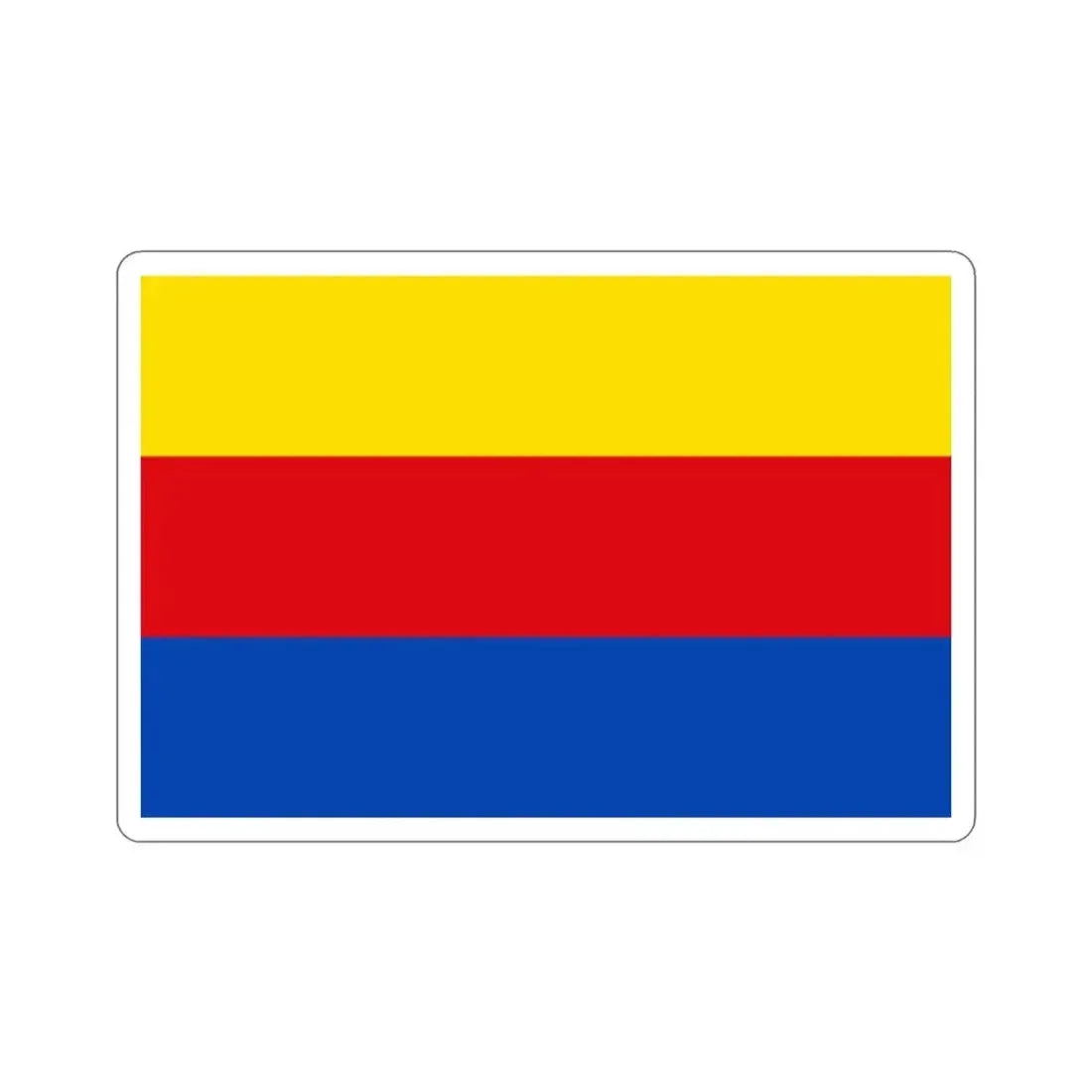 Flag of North Holland Netherlands STICKER Vinyl Die-Cut Decal - The Sticker Space