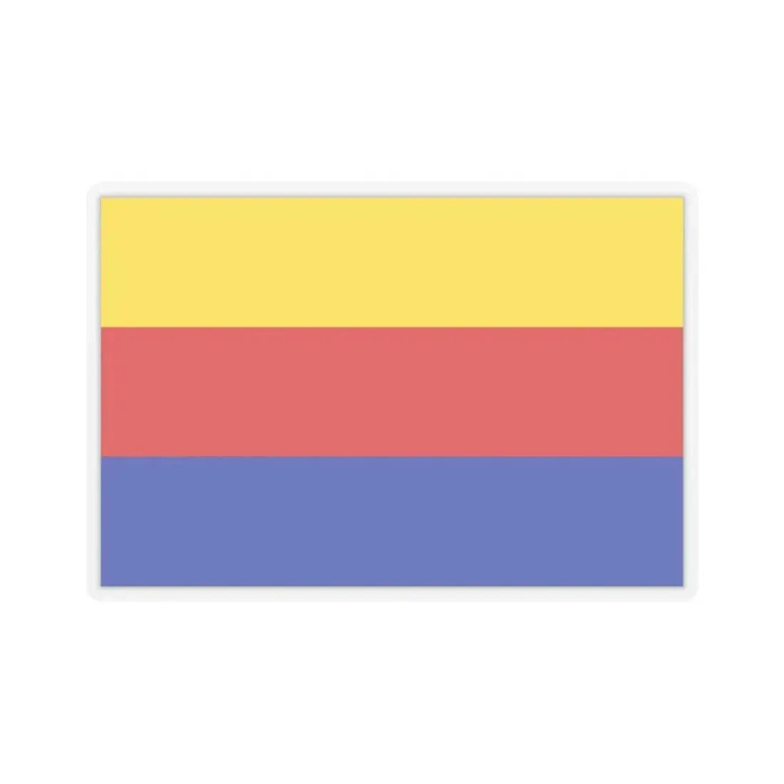 Flag of North Holland Netherlands - STICKER Vinyl Kiss-Cut Decal 2 Inch Transparent - The Sticker Space