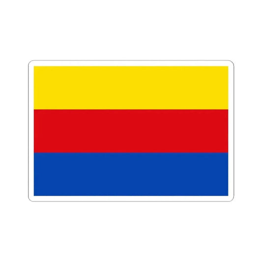 Flag of North Holland Netherlands - STICKER Vinyl Kiss-Cut Decal 2 Inch White - The Sticker Space