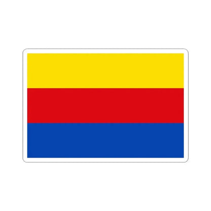 Flag of North Holland Netherlands - STICKER Vinyl Kiss-Cut Decal 3 Inch White - The Sticker Space