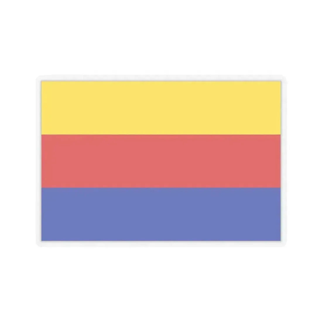 Flag of North Holland Netherlands - STICKER Vinyl Kiss-Cut Decal 4 Inch Transparent - The Sticker Space