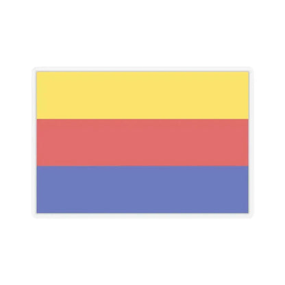 Flag of North Holland Netherlands - STICKER Vinyl Kiss-Cut Decal 6 Inch Transparent - The Sticker Space