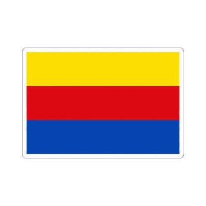 Flag of North Holland Netherlands - STICKER Vinyl Kiss-Cut Decal 6 Inch White - The Sticker Space
