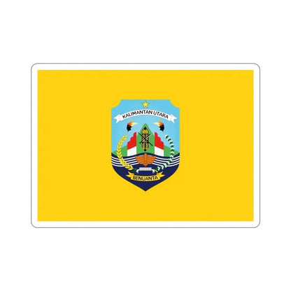 Flag of North Kalimantan Indonesia STICKER Vinyl Die-Cut Decal 5 Inch - The Sticker Space