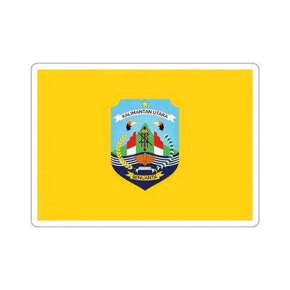 Flag of North Kalimantan Indonesia STICKER Vinyl Die-Cut Decal 6 Inch - The Sticker Space