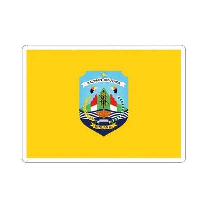 Flag of North Kalimantan Indonesia STICKER Vinyl Die-Cut Decal - The Sticker Space