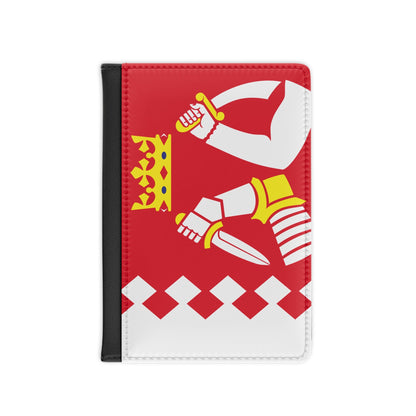 Flag of North Karelia Finland - Passport Holder-3.9" x 5.8"-The Sticker Space