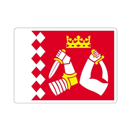 Flag of North Karelia Finland STICKER Vinyl Die-Cut Decal 6 Inch - The Sticker Space