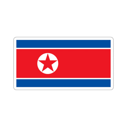 Flag of North Korea STICKER Vinyl Die-Cut Decal-2 Inch-The Sticker Space