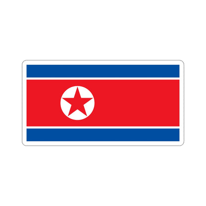 Flag of North Korea STICKER Vinyl Die-Cut Decal-6 Inch-The Sticker Space