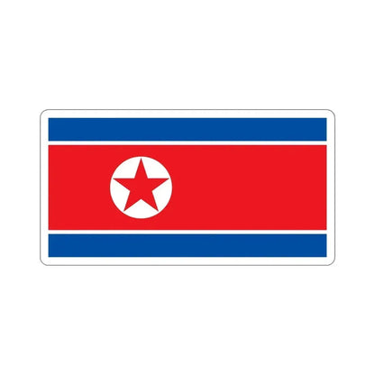 Flag of North Korea STICKER Vinyl Die-Cut Decal 6 Inch - The Sticker Space