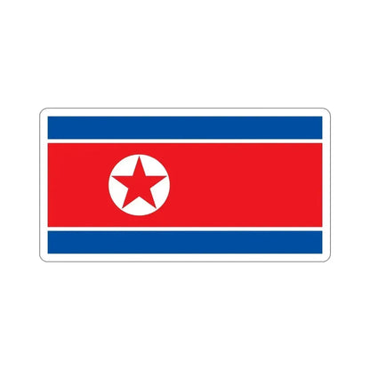 Flag of North Korea STICKER Vinyl Die-Cut Decal - The Sticker Space