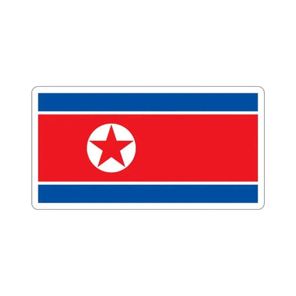 Flag of North Korea STICKER Vinyl Die-Cut Decal - The Sticker Space