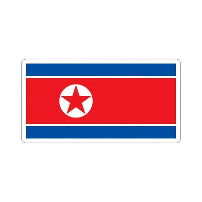 Flag of North Korea STICKER Vinyl Die-Cut Decal - The Sticker Space