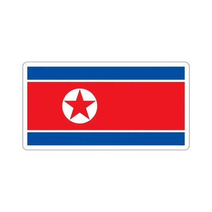 Flag of North Korea STICKER Vinyl Die-Cut Decal - The Sticker Space