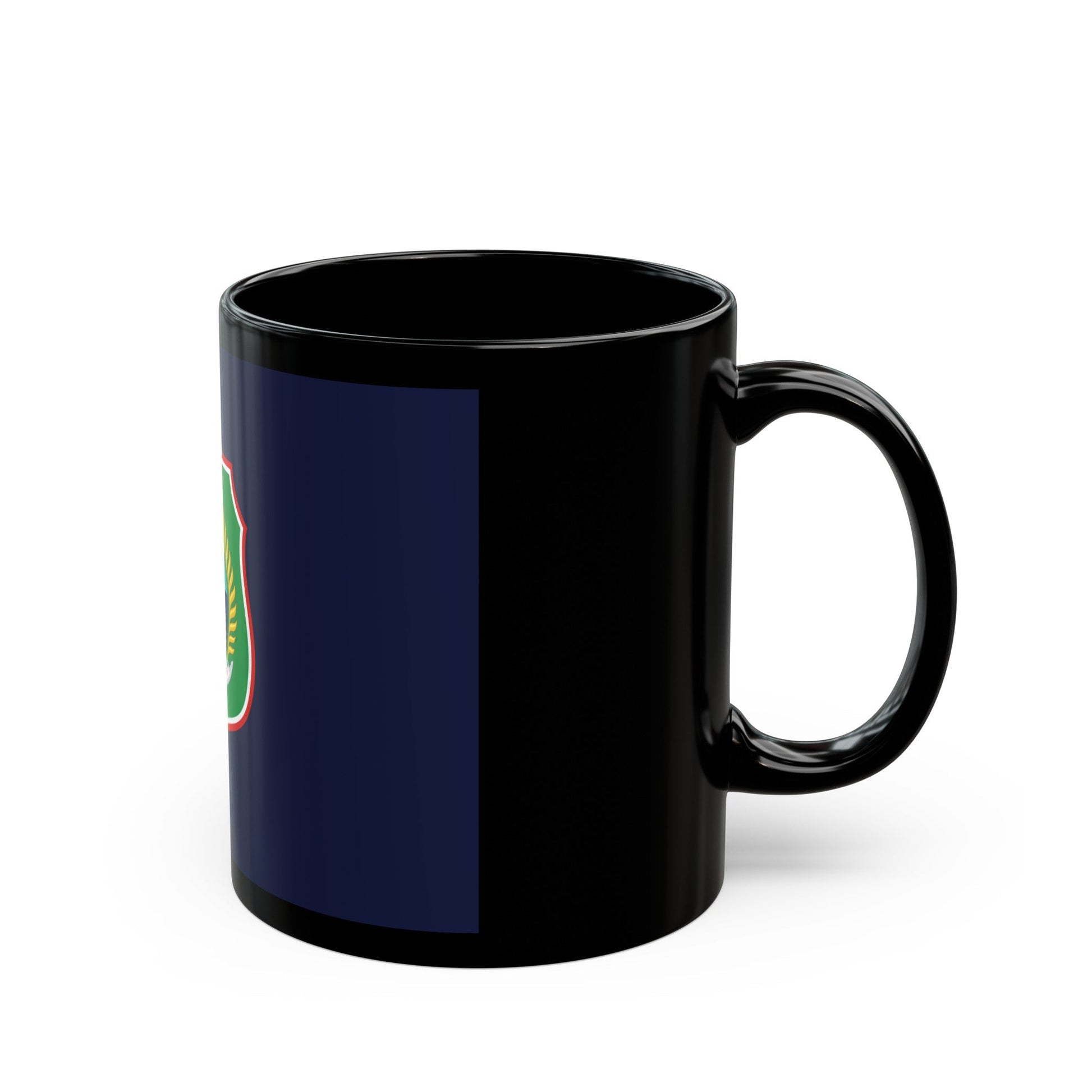 Flag of North Maluku Indonesia - Black Coffee Mug-The Sticker Space