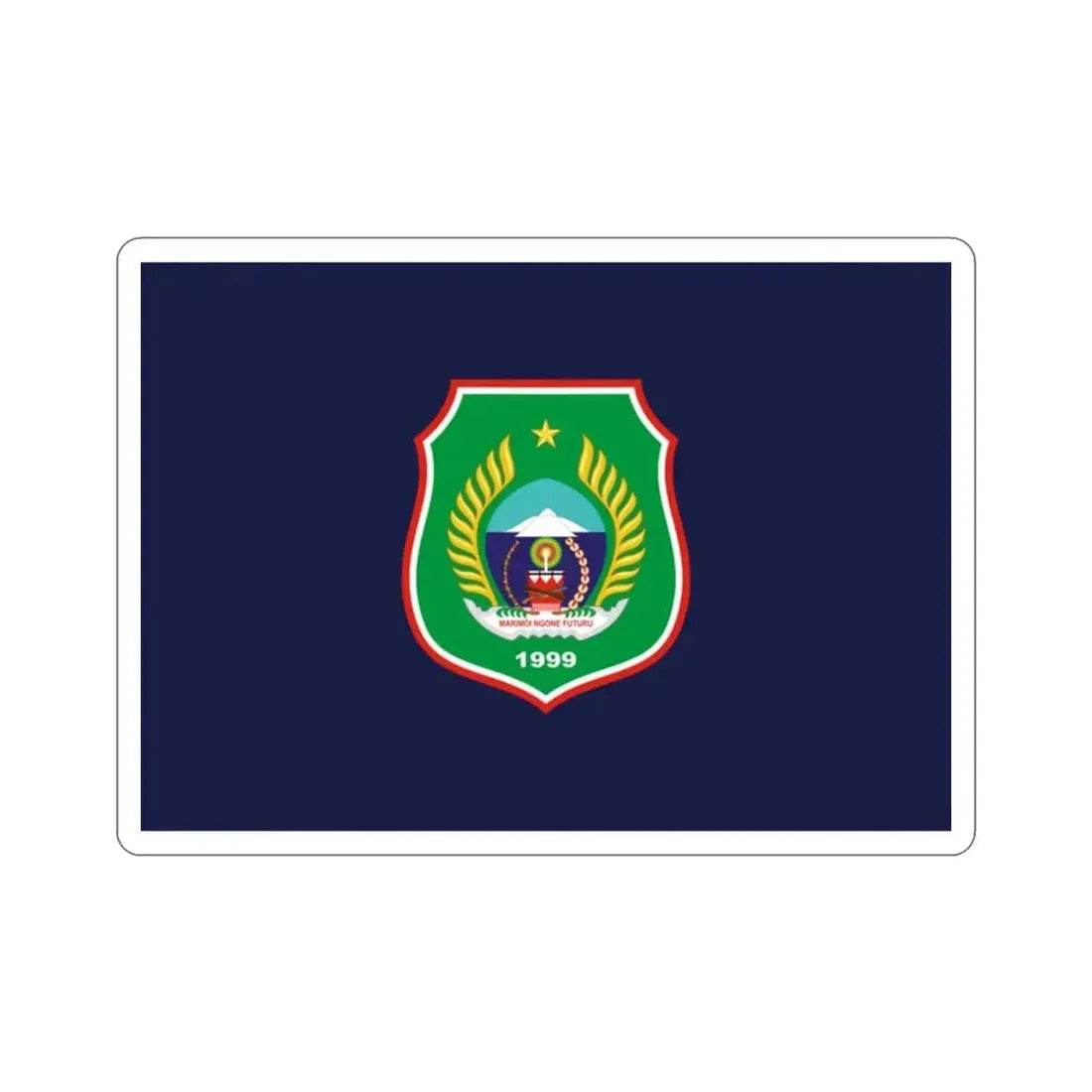 Flag of North Maluku Indonesia STICKER Vinyl Die-Cut Decal - The Sticker Space