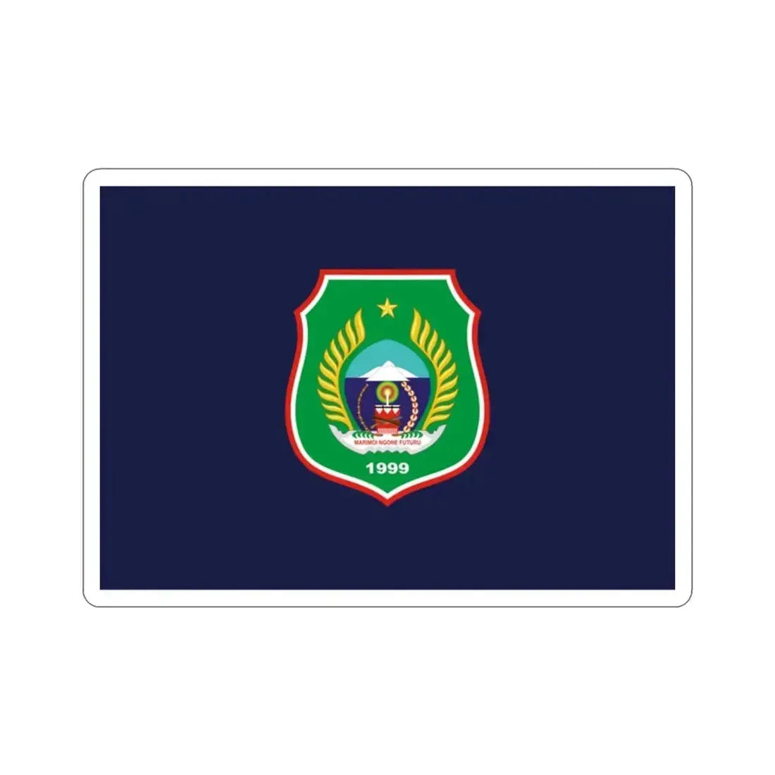 Flag of North Maluku Indonesia STICKER Vinyl Die-Cut Decal - The Sticker Space