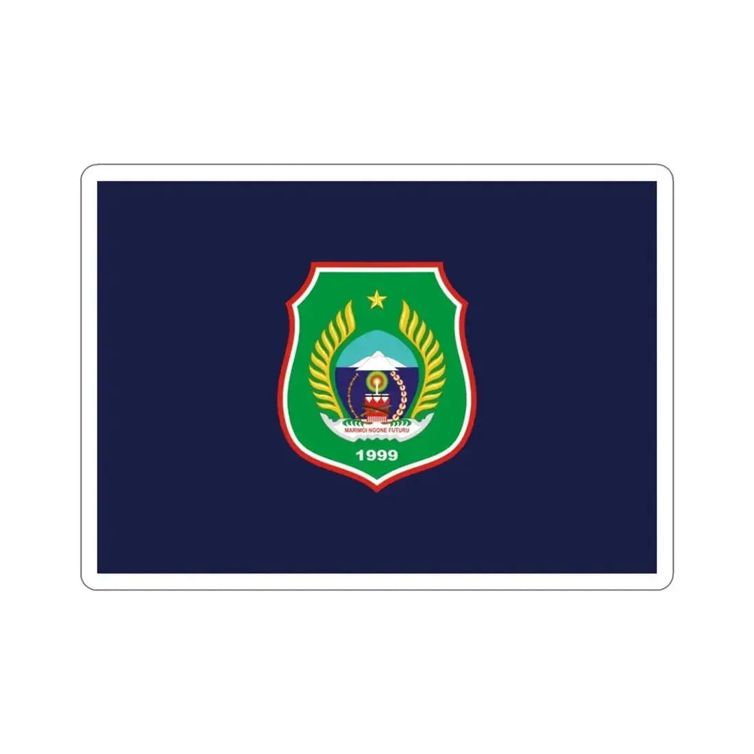 Flag of North Maluku Indonesia STICKER Vinyl Die-Cut Decal - The Sticker Space