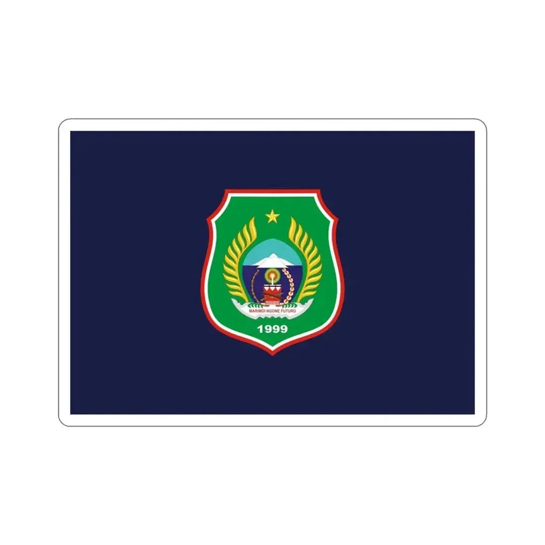 Flag of North Maluku Indonesia STICKER Vinyl Die-Cut Decal - The Sticker Space