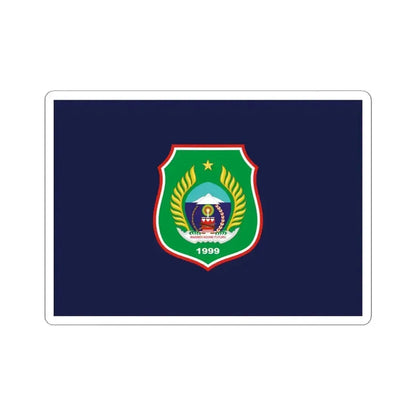 Flag of North Maluku Indonesia - STICKER Vinyl Kiss-Cut Decal 6 Inch White - The Sticker Space