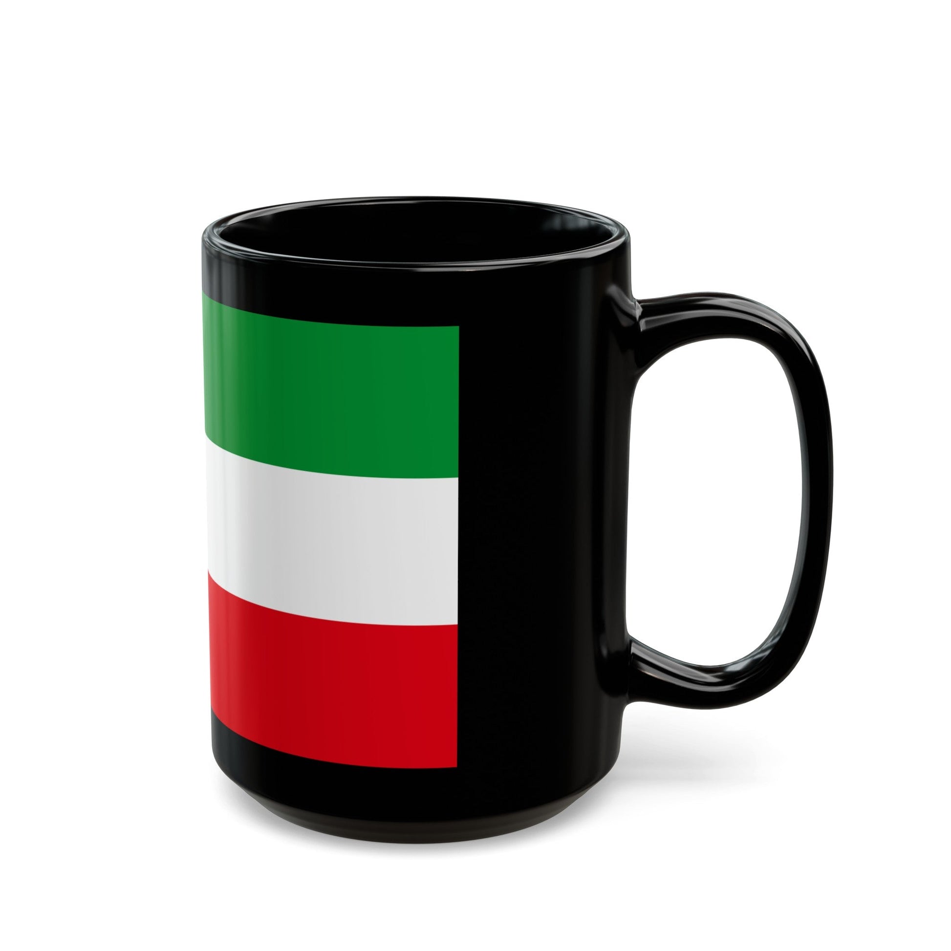 Flag of North Rhine Westphalia Germany - Black Coffee Mug-The Sticker Space