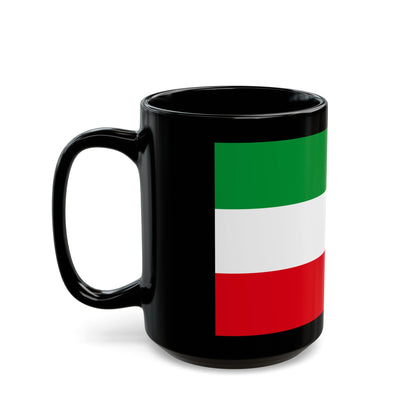 Flag of North Rhine Westphalia Germany - Black Coffee Mug-The Sticker Space