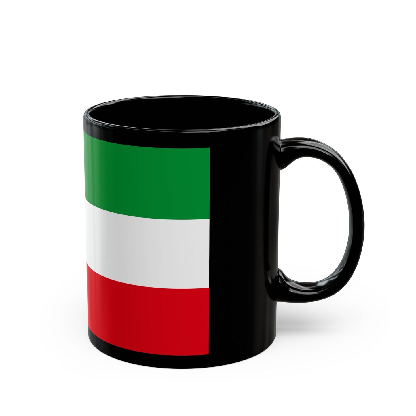 Flag of North Rhine Westphalia Germany - Black Coffee Mug-The Sticker Space