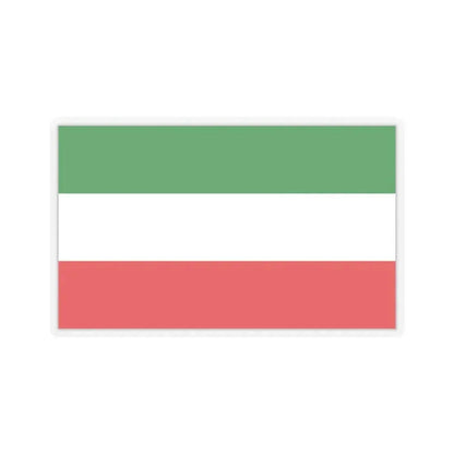 Flag of North Rhine Westphalia Germany - STICKER Vinyl Kiss-Cut Decal 2 Inch Transparent - The Sticker Space