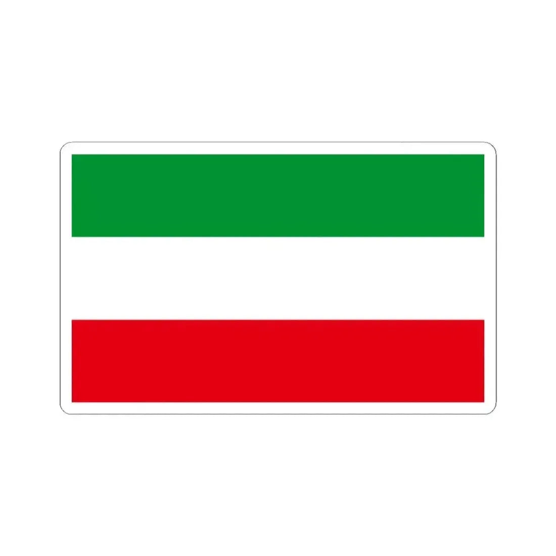 Flag of North Rhine Westphalia Germany - STICKER Vinyl Kiss-Cut Decal 2 Inch White - The Sticker Space