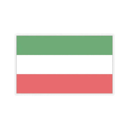 Flag of North Rhine Westphalia Germany - STICKER Vinyl Kiss-Cut Decal 4 Inch Transparent - The Sticker Space